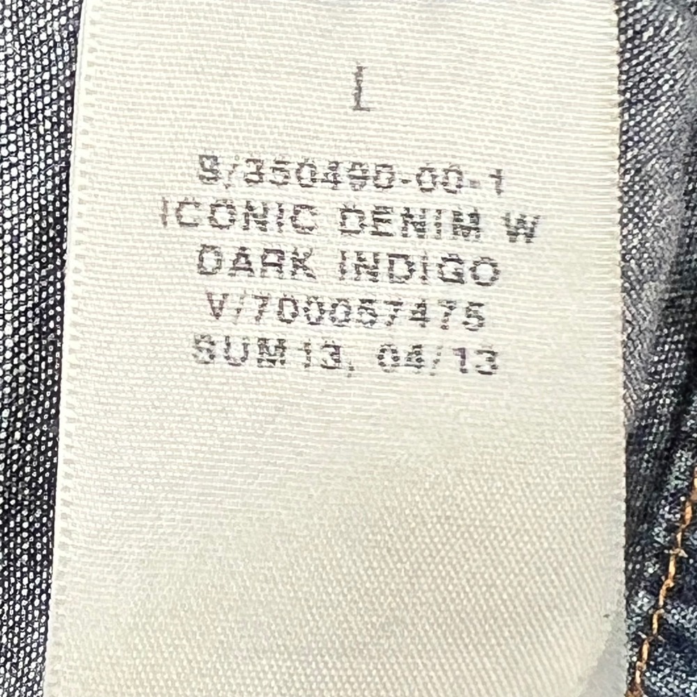 Gap 1969 Iconic Denim Western Shirt Mens Large Dark Indigo Snap Front Country - Picture 4 of 10